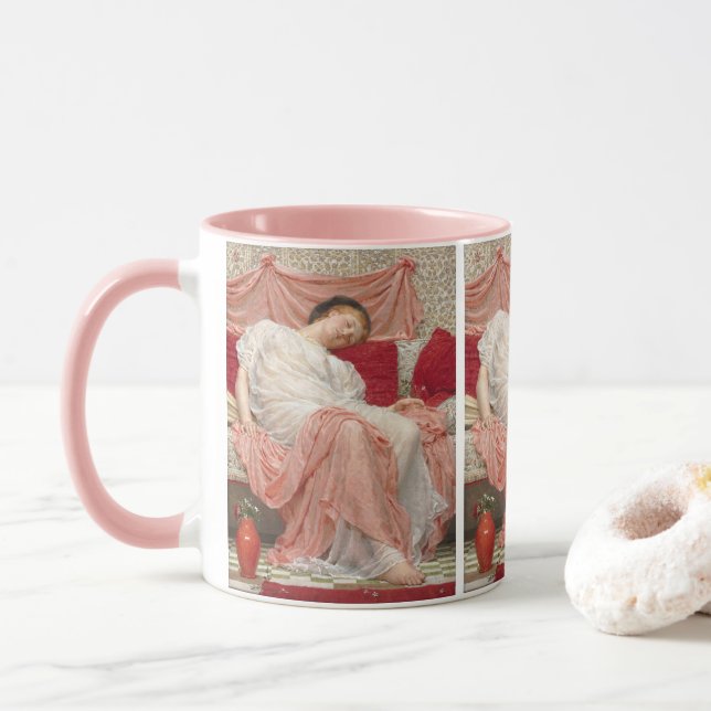 Mug Jasmine par Albert Joseph Moore, Victorian Fine Ar (Avec donut)