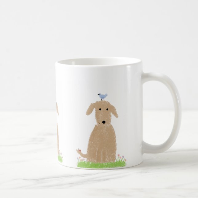 Mug "JASPER IN THE GRASS"—tasse à café (Droite)