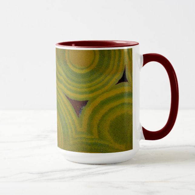 Mug Jasper océan à taches jaunes (Droite)