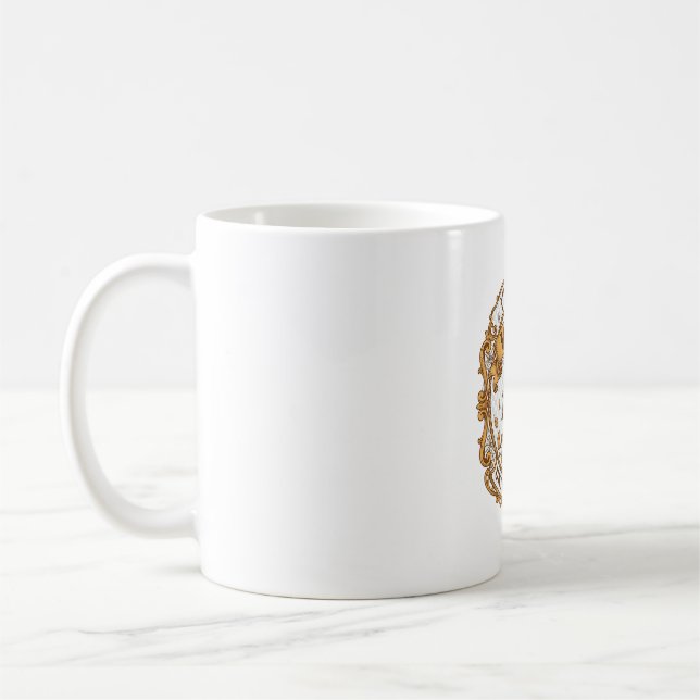 Mug J'attendrai juste qu'il soit silencieux Citrouille (Gauche)