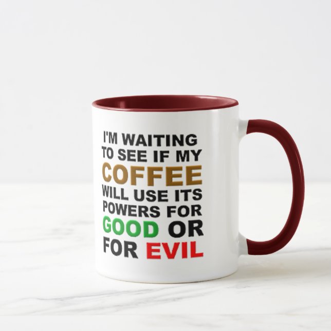 Mug J'attends pour voir si… (Droite)