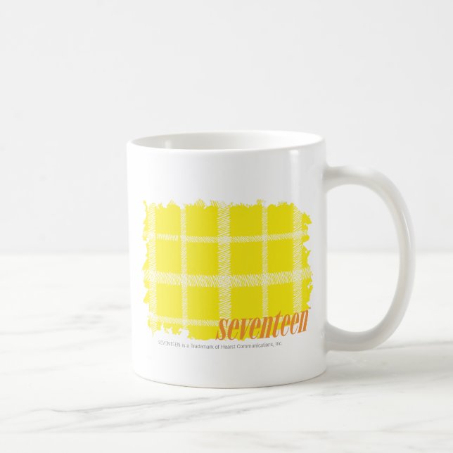 Mug Jaune 3 de plaid (Droite)