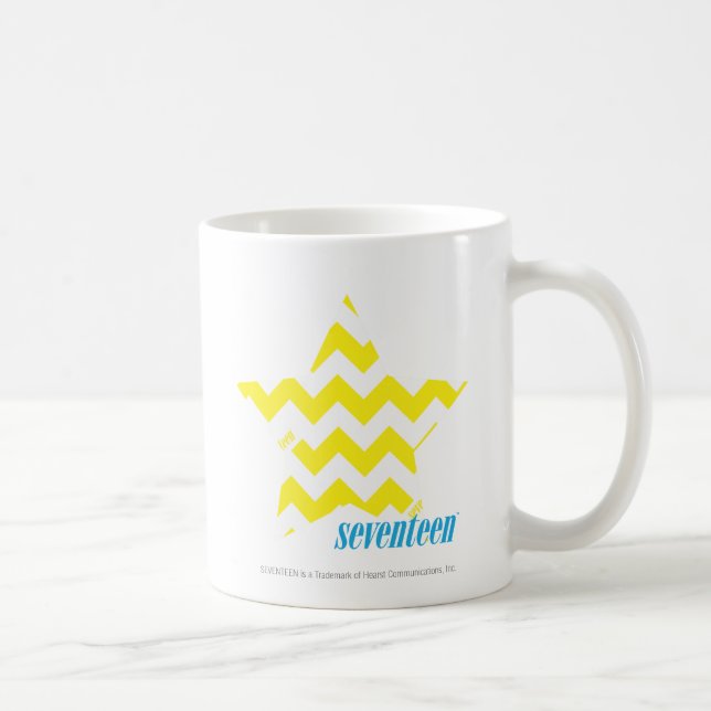 Mug Jaune 3 de zigzag (Droite)
