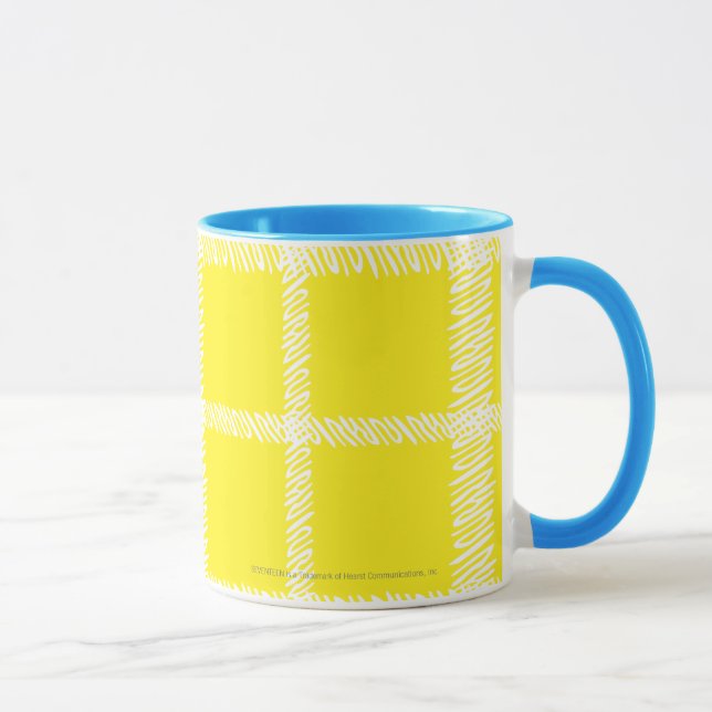 Mug Jaune de plaid (Droite)