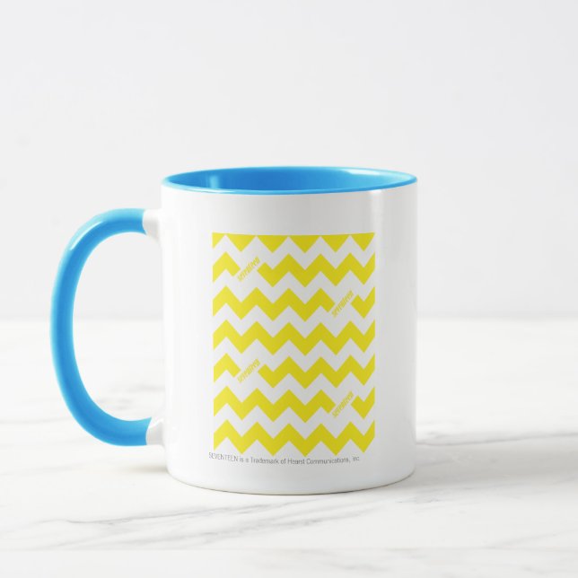 Mug Jaune de zigzag (Gauche)