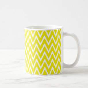 Mug Jaune doré Ikat Chevrons Asian Moods