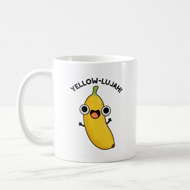Mug Jaune Luja Funny Banana Pun (Gauche)