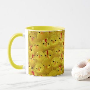 Mug Jaune mignonne Jaune Jouet de Pâques Chicks Motif 