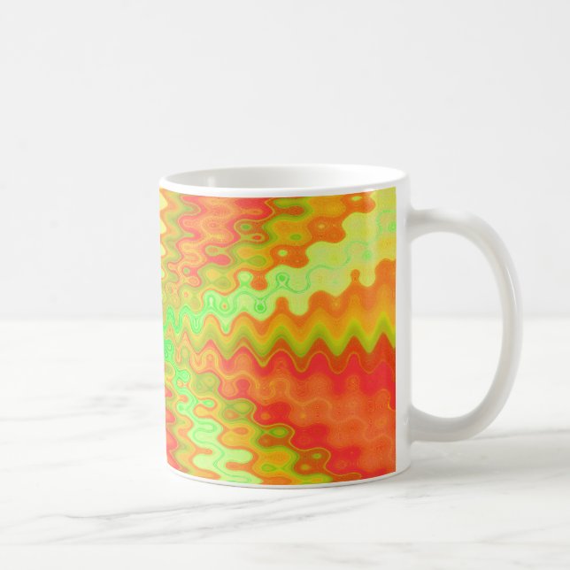 Mug jaune-orange super (Droite)
