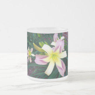 Mug jaune/violet (avec verre dépoli)