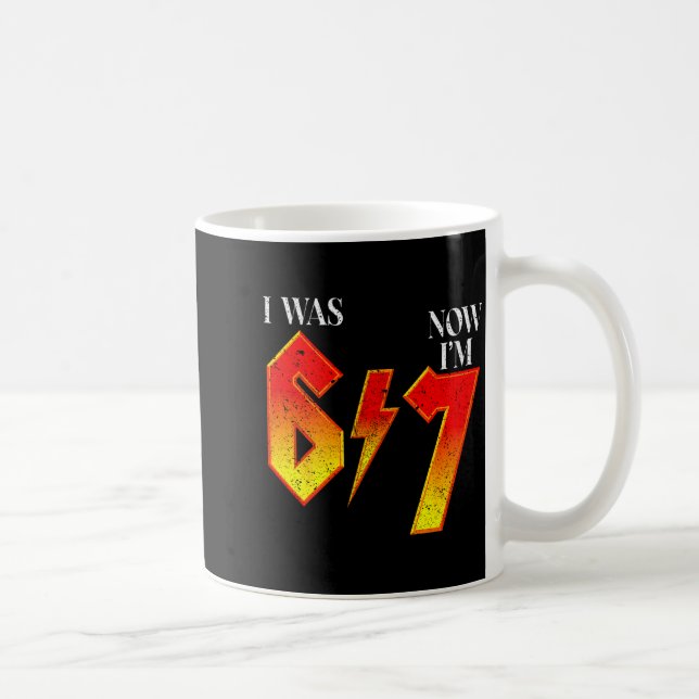 Mug J'avais 6 ans maintenant j'ai 7 ans anniversaire d (Droite)