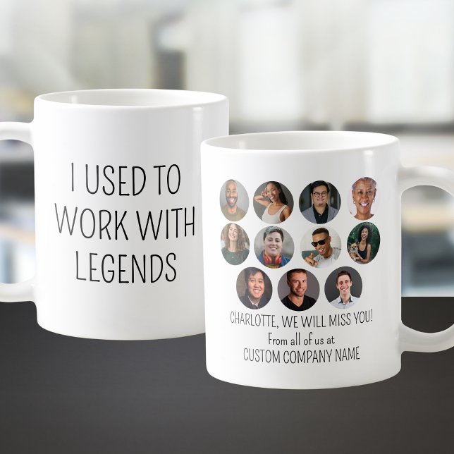 Mug J'Avais L'Habitude De Travailler Avec Les Légendes (I Used To Work With Legends 11 Coworker Photo Coffee Mug
)