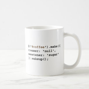 Mug Javascript foncé et doux