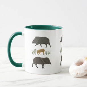 Mug Javelina Family Portrait Animaux du désert