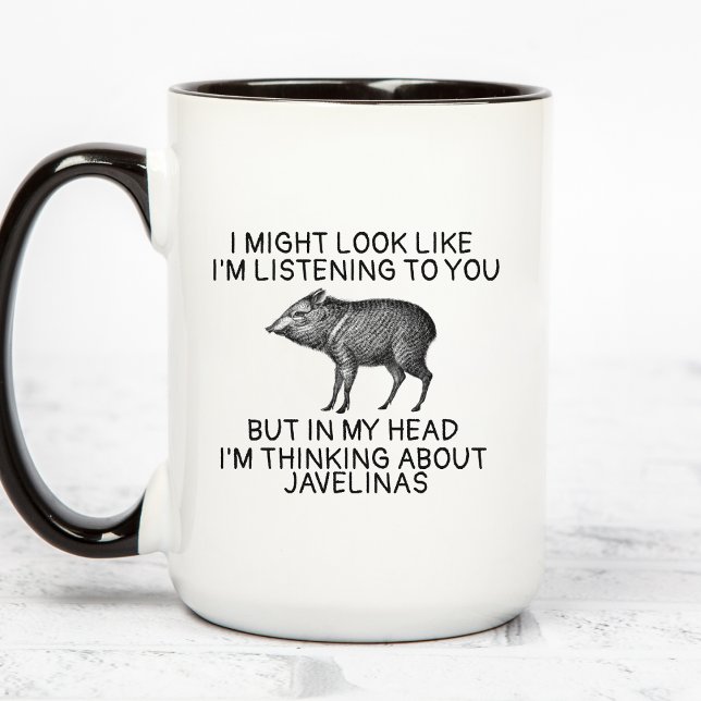 Mug Javelina Mug, Peccary Gifts, Funny Javelina Coffee (Créateur téléchargé)