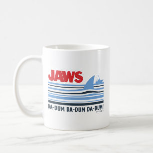 Mug Jaws "Da-Dum" Shark Fin Stripe Graphic