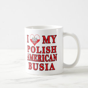 Mug J'Coeur Ma Busia Polonaise Américaine