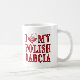 Mug J'Coeur Mon Polonais Babcia