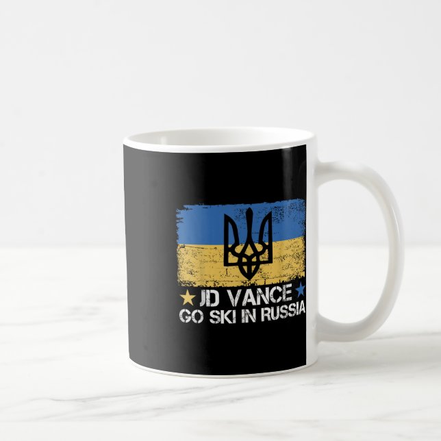 Mug Jd Vance Go Ski En Russie Dit Drôle _ Trump 2 (Droite)