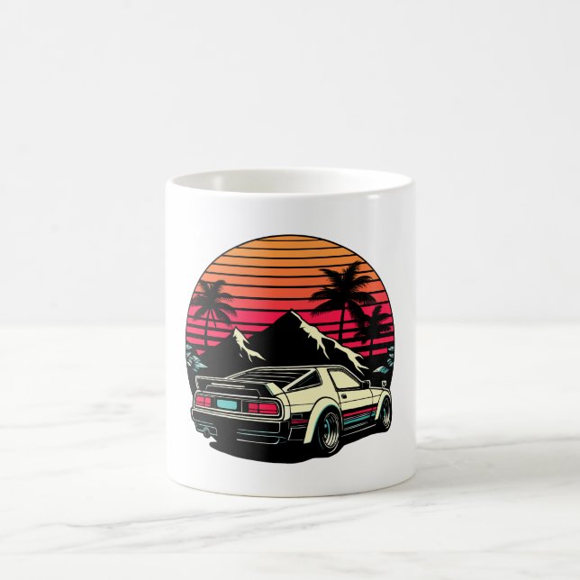 Mug JDM voiture Japonaise Retro Voiture Racine Driftin (Centre)