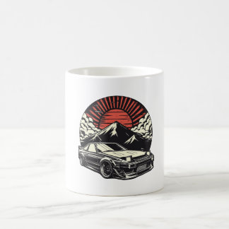 Mug JDM voiture Japonaise Retro Voiture Racine Driftin