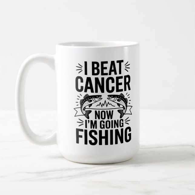 Mug "Je bat le cancer - Maintenant, c’est le temps de  (Gauche)