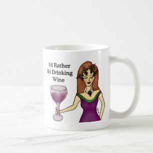 Mug Je boirais plutôt du vin
