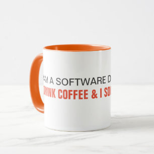 Mug Je bois du café et je résolve des problèmes - d