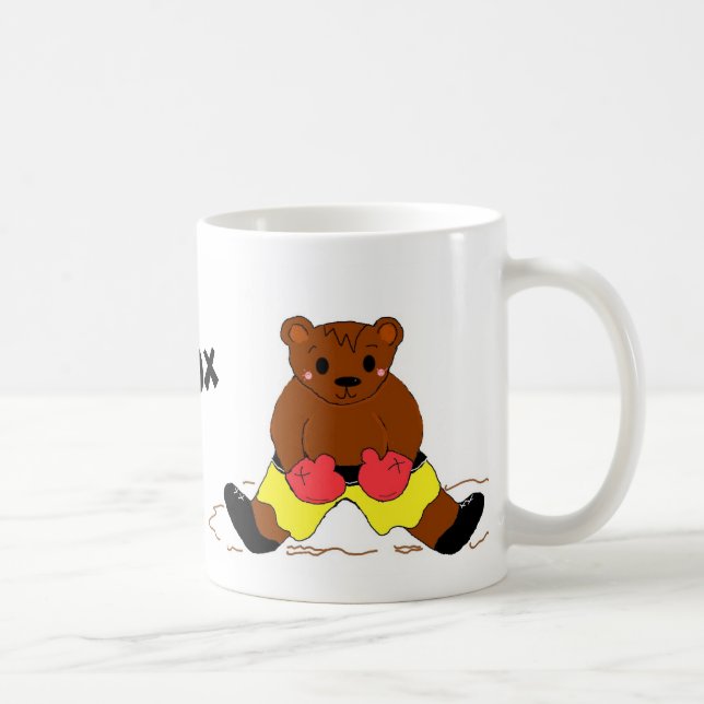 Mug Je Boxe - Ours Boxeur (Droite)