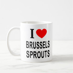 MUG JE ❤️ BRUXELLES SPROUTS J'AIME BRUXELLES SPROUTS I
