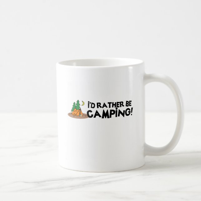 Mug Je camperais plutôt (Droite)