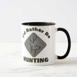 Mug Je chasserais plutôt le chasseur de cerfs communs