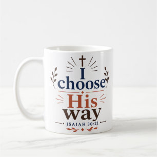 Mug Je choisis Son Chemin Citation Inspirante de la Bi