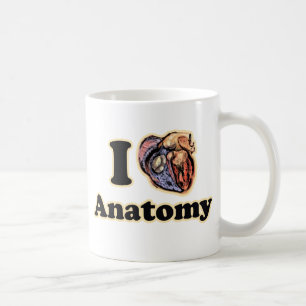 Mug Je coeur Anatomie Science Super Geek Enseignant