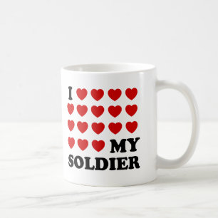 Mug Je (coeur) mon soldat