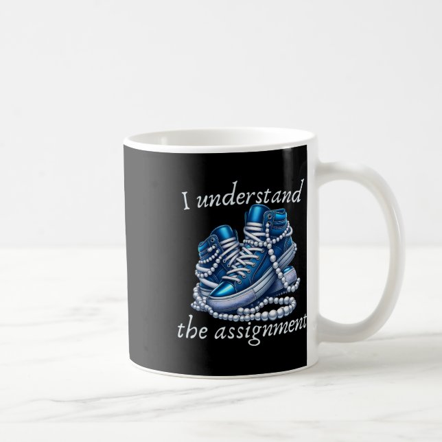 Mug Je Comprends L'Ignment Vote Rallye Bleu Kamala 20 (Droite)