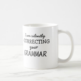 Mug Je corrige silencieusement votre grammaire