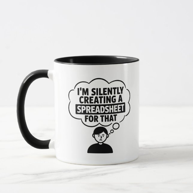 Mug Je Crée Silencieusement Un Tableau Pour Cela (Gauche)
