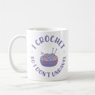 Mug Je Crochet donc je ne démêle pas