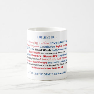 Mug Je crois aux Etats-Unis