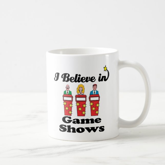 Mug je crois aux jeux télévisés (Droite)