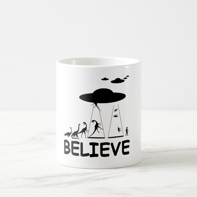 Mug Je crois en aliens (Centre)