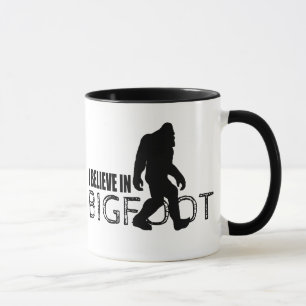 Mug Je crois en Bigfoot Sasquatch drôle