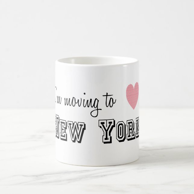 Mug Je déménage à New York (Centre)