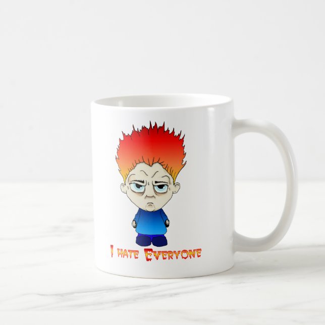 Mug Je déteste chacun qui comporte Maxwell (Droite)