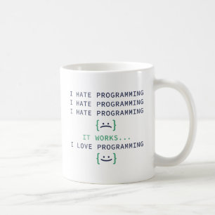 Mug Je déteste la programmation