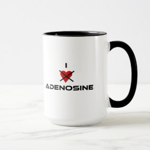 Mug Je déteste l'adénosine - attaquez pour les amant