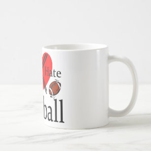 Mug Je déteste le football
