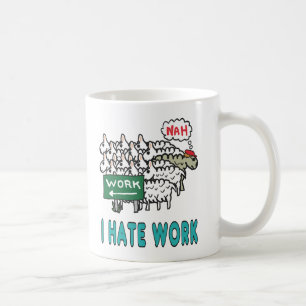 Mug Je déteste le travail