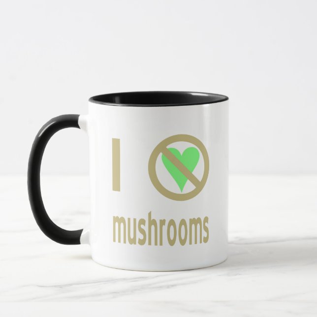 Mug Je Déteste Les Champignons (Gauche)